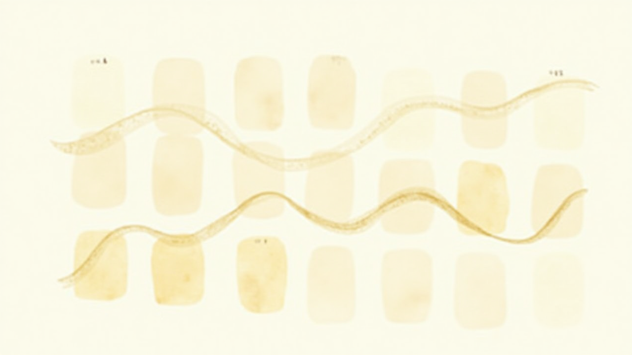 Watercolor illustration of a stylized blank calendar grid with a wavy line graph drawn over it, no day names or numbers