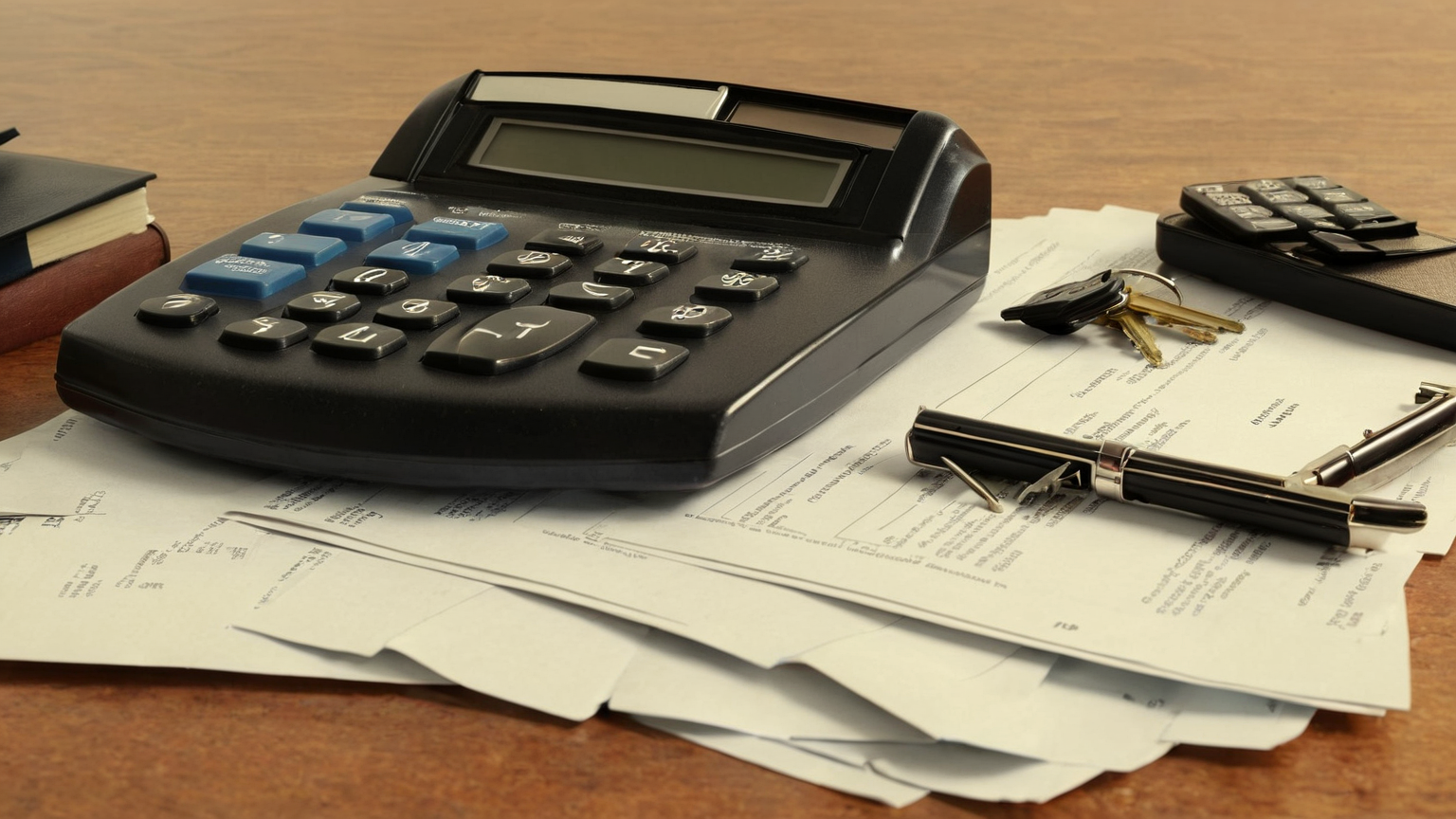 Auto insurance deductible planning desk