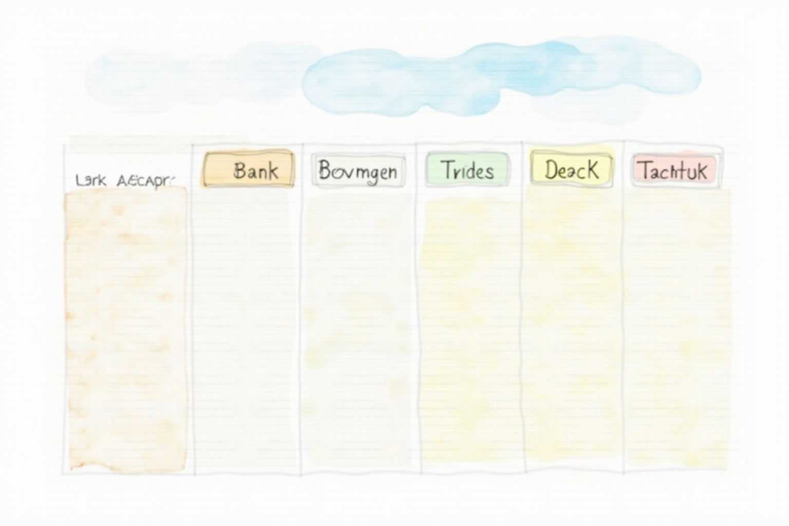 Tracker spreadsheet for bank bonus churning showing multiple accounts opened