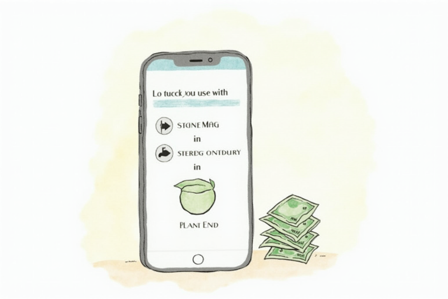 Automatic monthly transfer setup from checking to savings account on smartphone