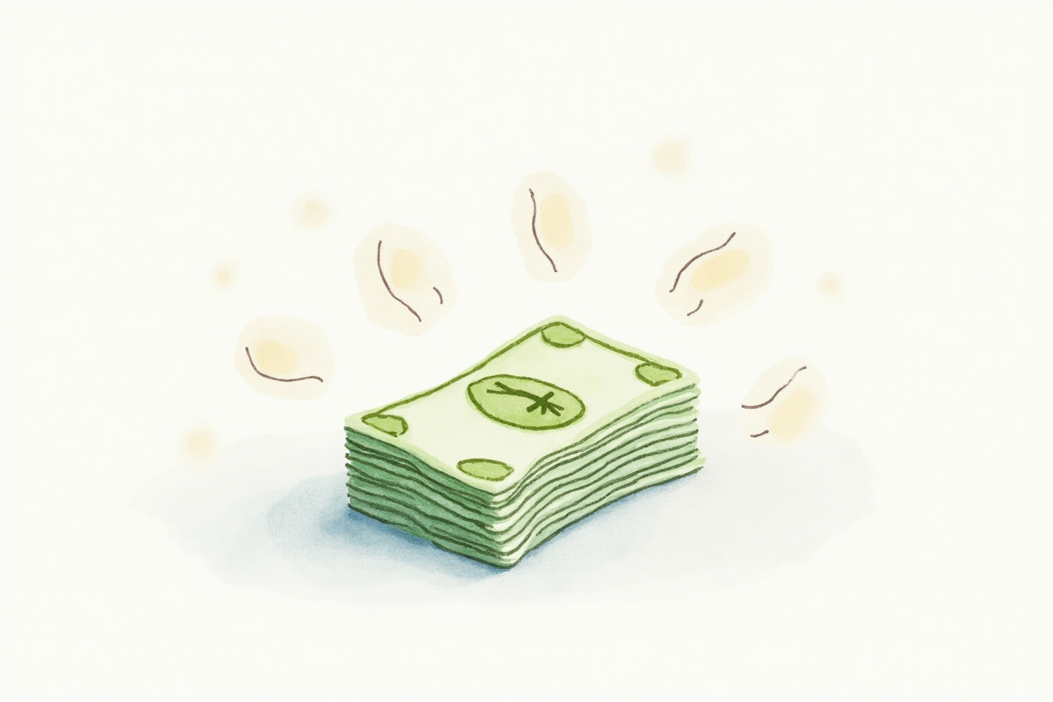 Liquid emergency fund stored in money market with quick access symbol