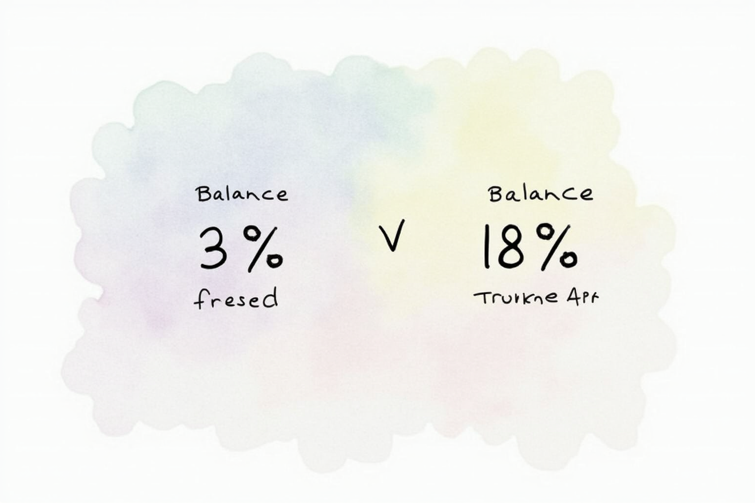 Balance transfer fee calculation 3 percent versus 18 percent APR comparison