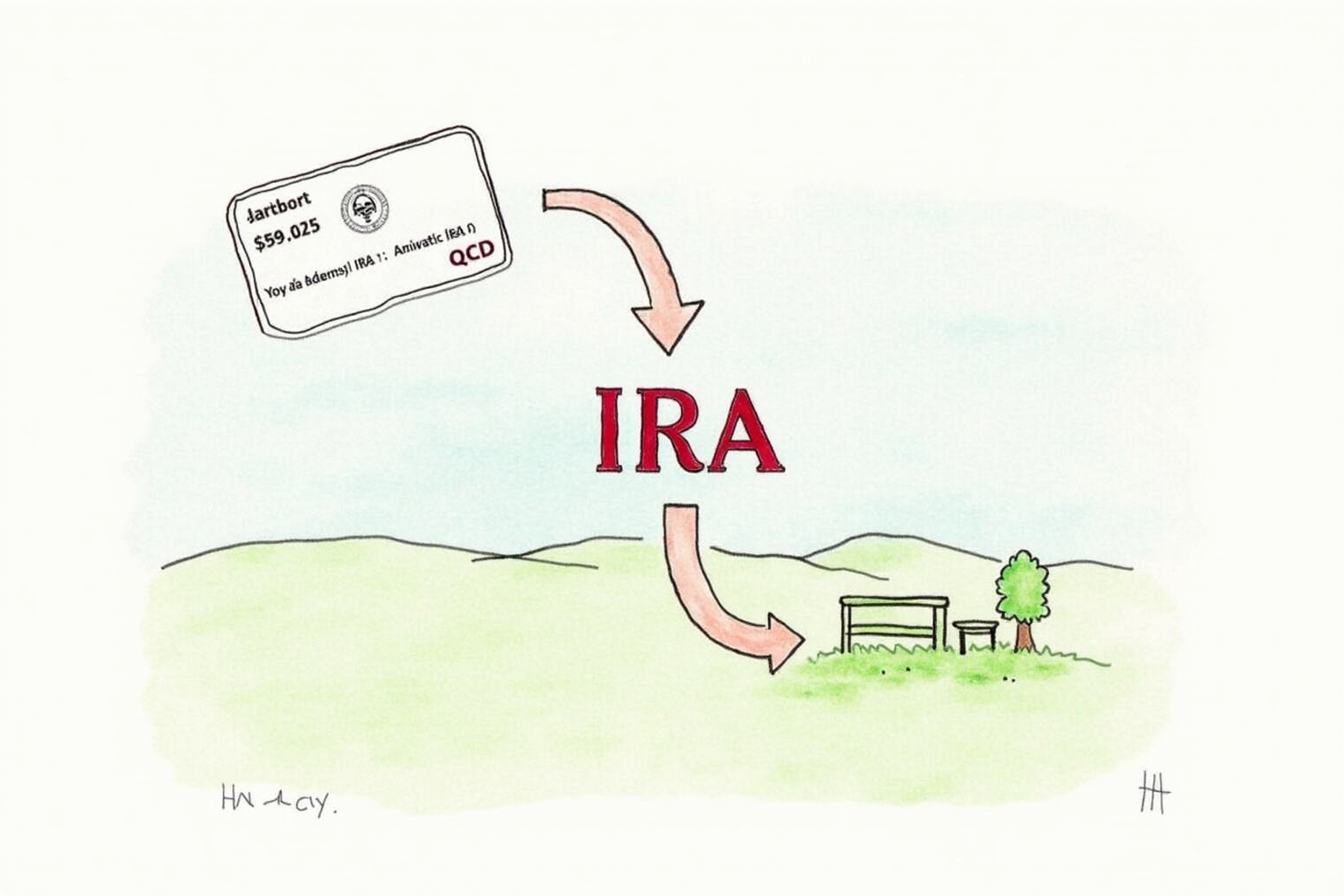 Qualified charitable distribution QCD from IRA directly to nonprofit