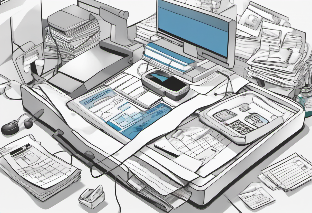 Organized medical receipt archive for HSA delayed reimbursement documentation