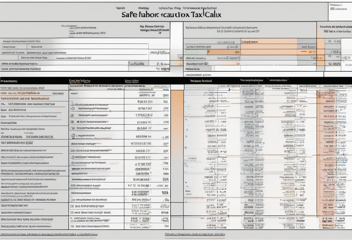 Safe harbor calculation desk